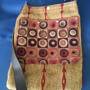 Bohemian Circle Pattern Crossbody Bag